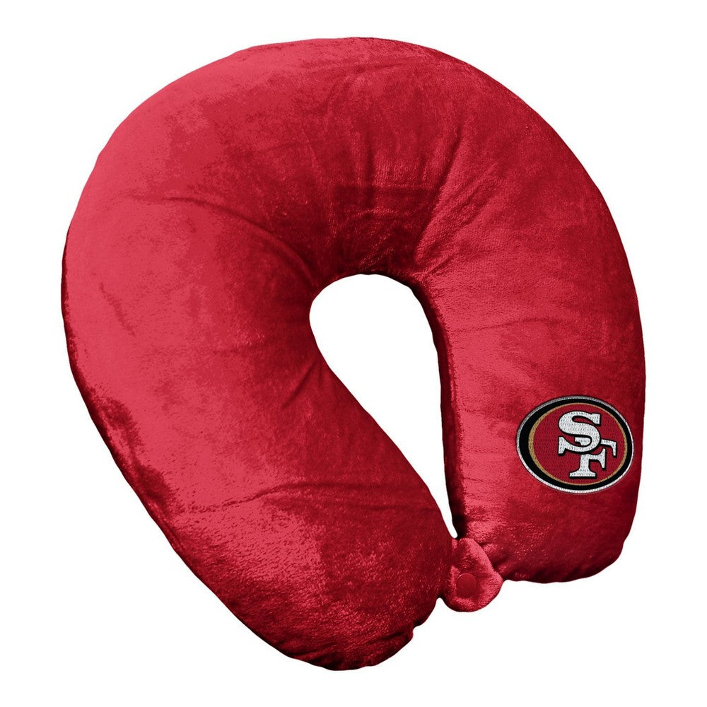 NFL San Francisco 49ers Memory Foam Travel Pillow